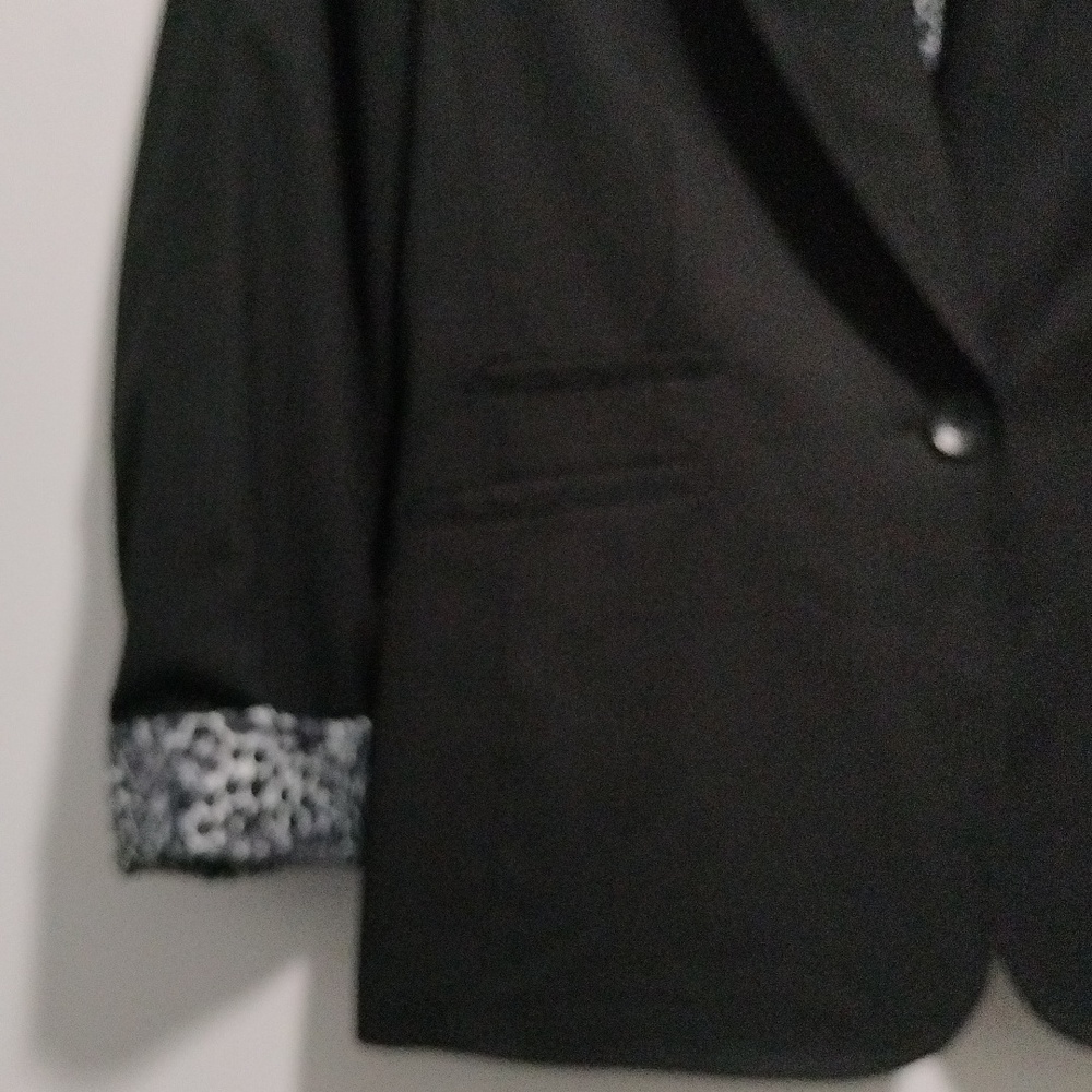 Nine West Single Button Suit Jacket Size 8 - image 4